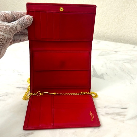 Authentic Christian Dior Trifold Quilted wallet - Picture 4 of 16